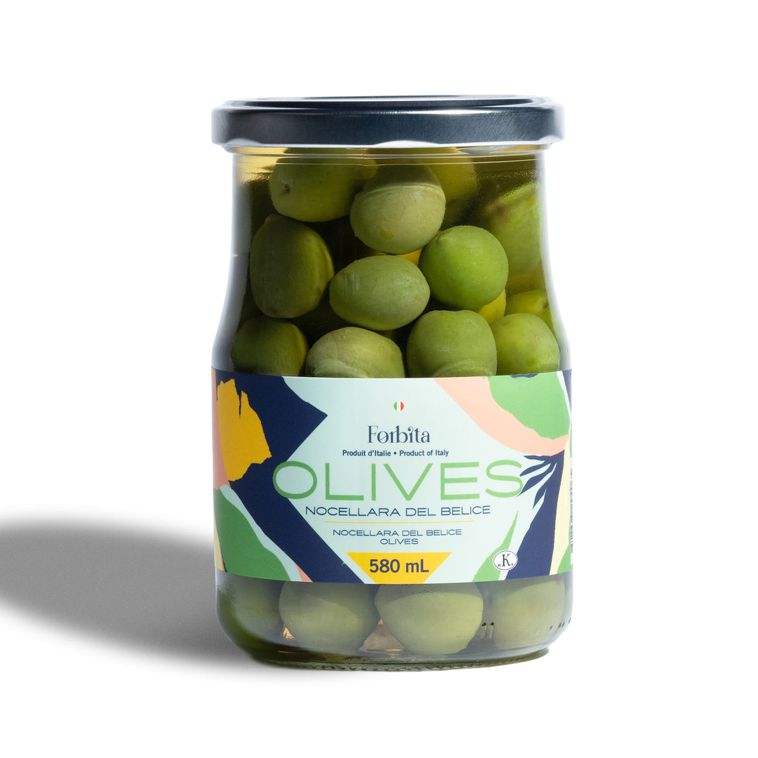 Un pot d'olives nocellara del belice