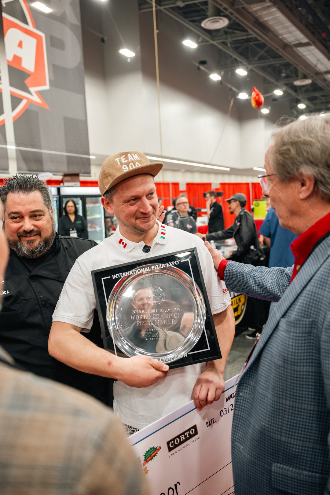 A historic moment at the Pizza Expo!