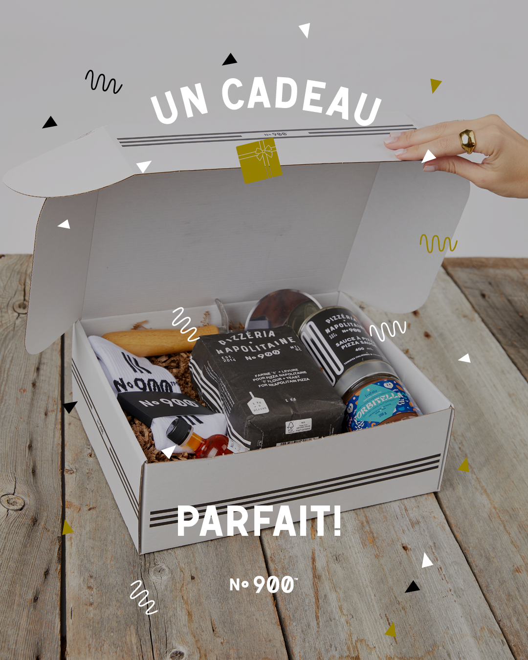 Boîte cadeau des Fêtes «Pizza Lover»