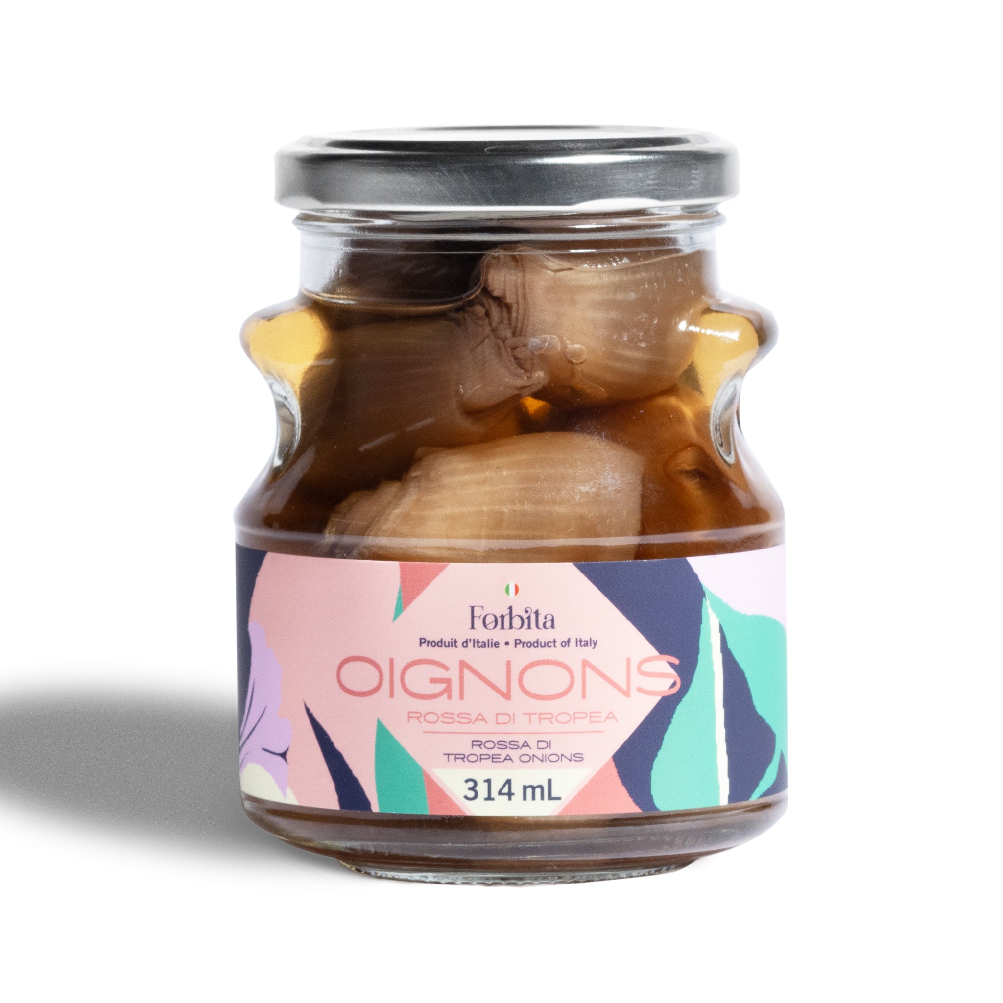 Un pot d'oignons rossa di tropea.
